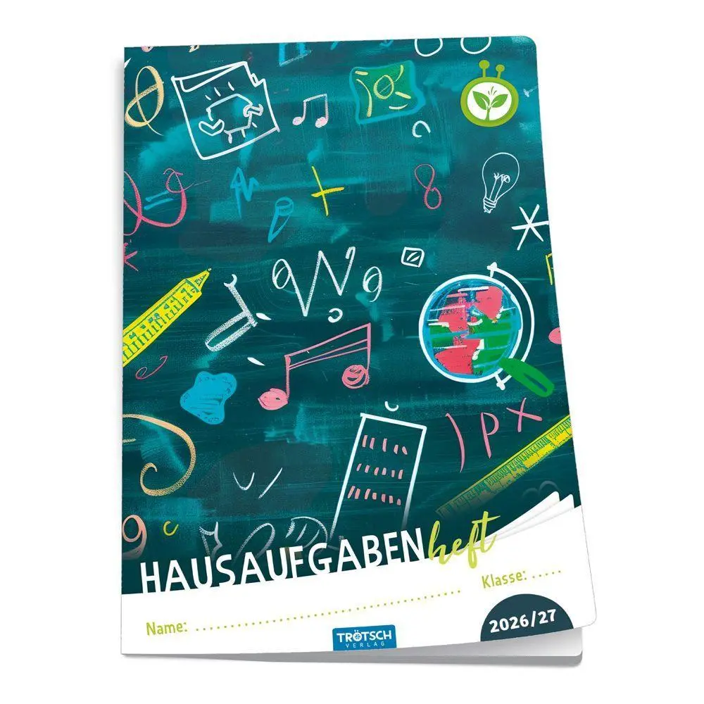 Cover: 4251901512666 | TRÖTSCH - Jahresbezogenes Hausaufgabenheft Grundschule Tafel 26/27