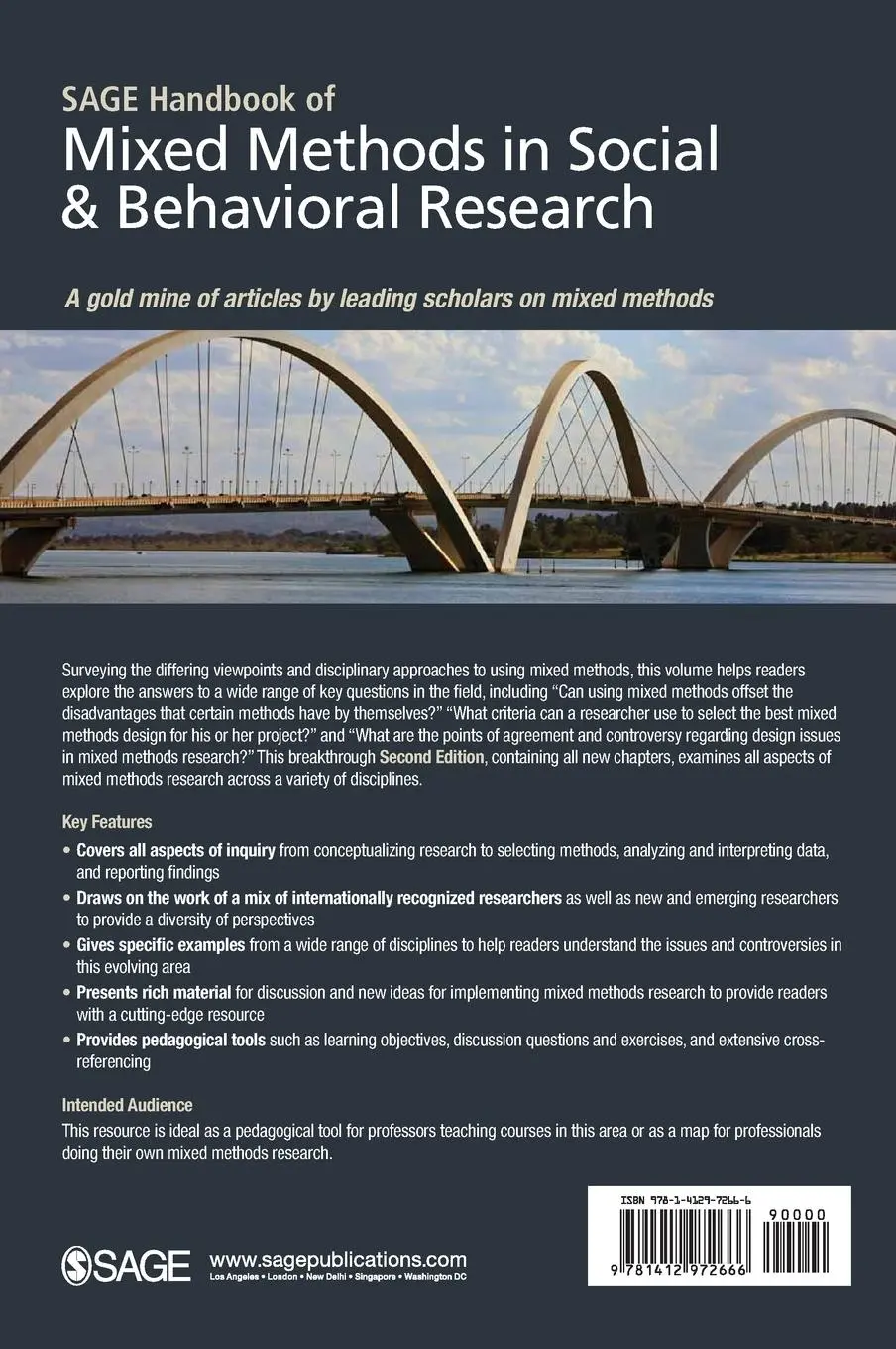Rückseite: 9781412972666 | SAGE Handbook of Mixed Methods in Social &amp; Behavioral Research | Buch