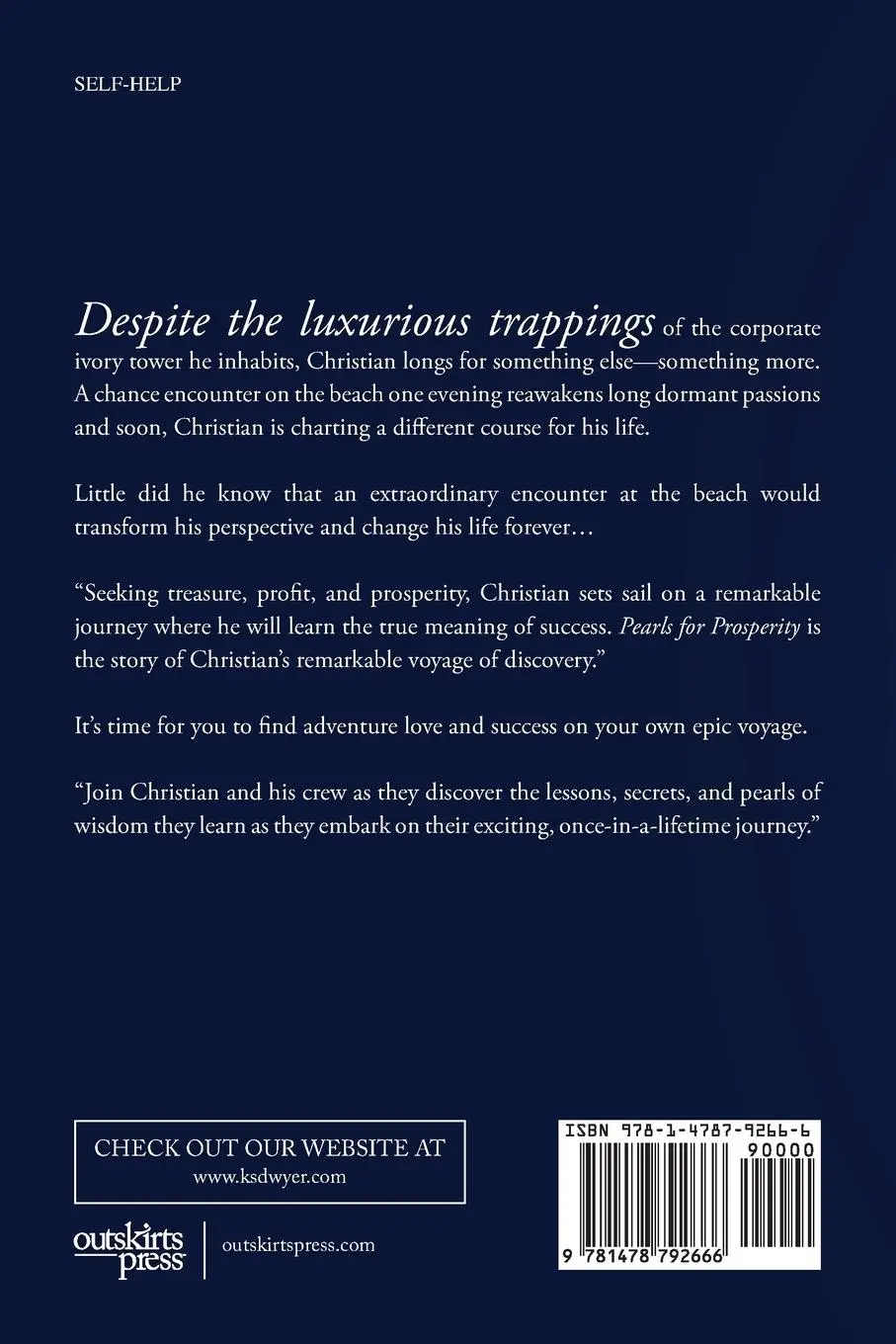 Rückseite: 9781478792666 | Pearls for Prosperity | A Journey to Wealth | K. S. Dwyer | Buch