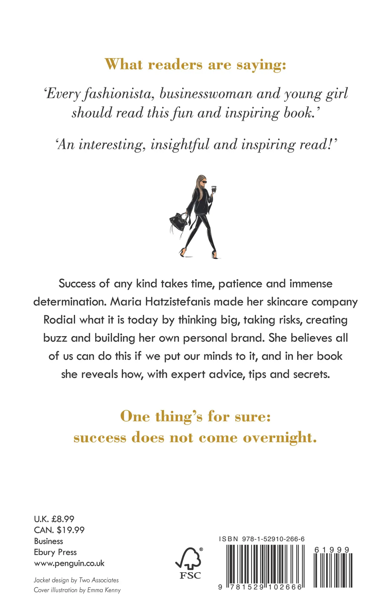 Rückseite: 9781529102666 | How to Be an Overnight Success | Maria Hatzistefanis | Taschenbuch