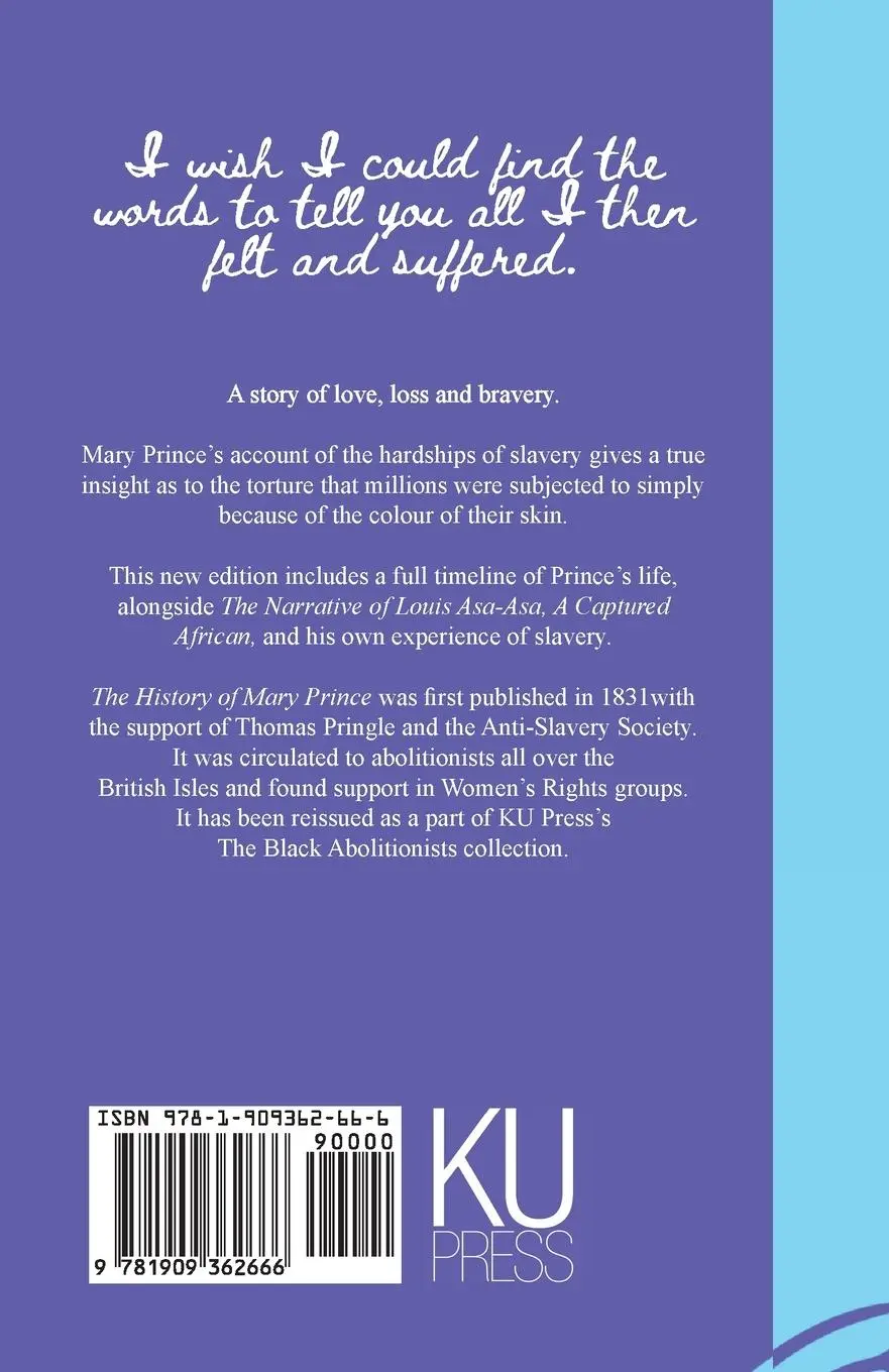Rückseite: 9781909362666 | The History of Mary Prince | Mary Prince | Taschenbuch | Englisch