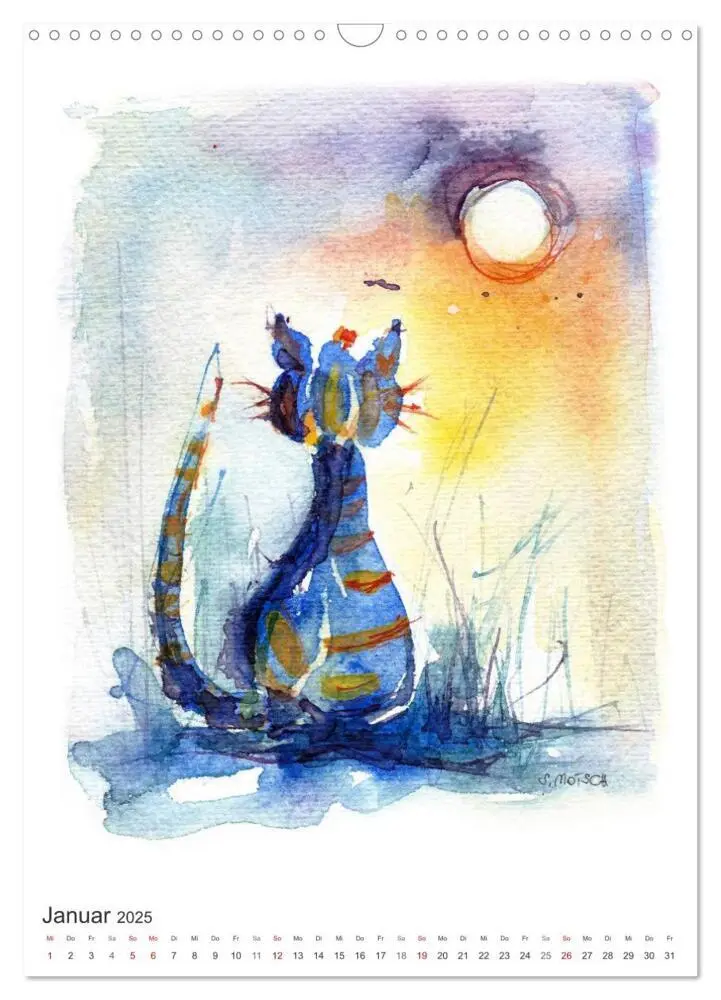 Bild: 9783435852666 | CATS - silent moments, besinnliche Momente (Wandkalender 2025 DIN...