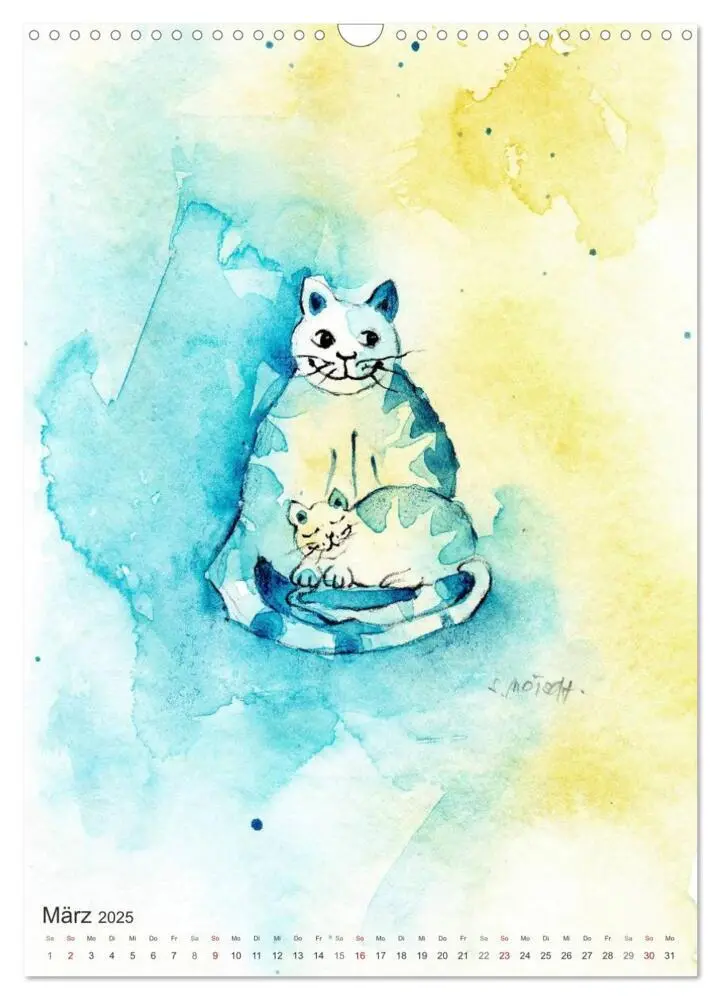 Bild: 9783435852666 | CATS - silent moments, besinnliche Momente (Wandkalender 2025 DIN...