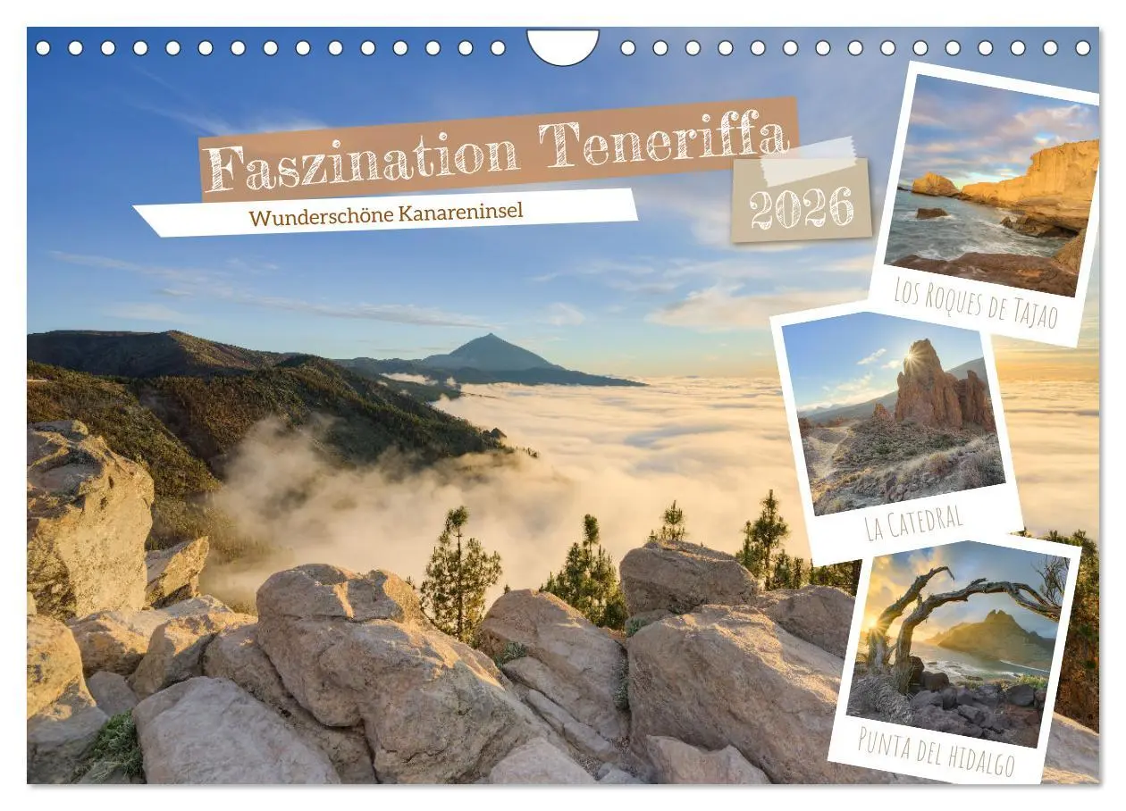 Cover: 9783457322666 | Faszination Teneriffa (Wandkalender 2026 DIN A4 quer), CALVENDO...