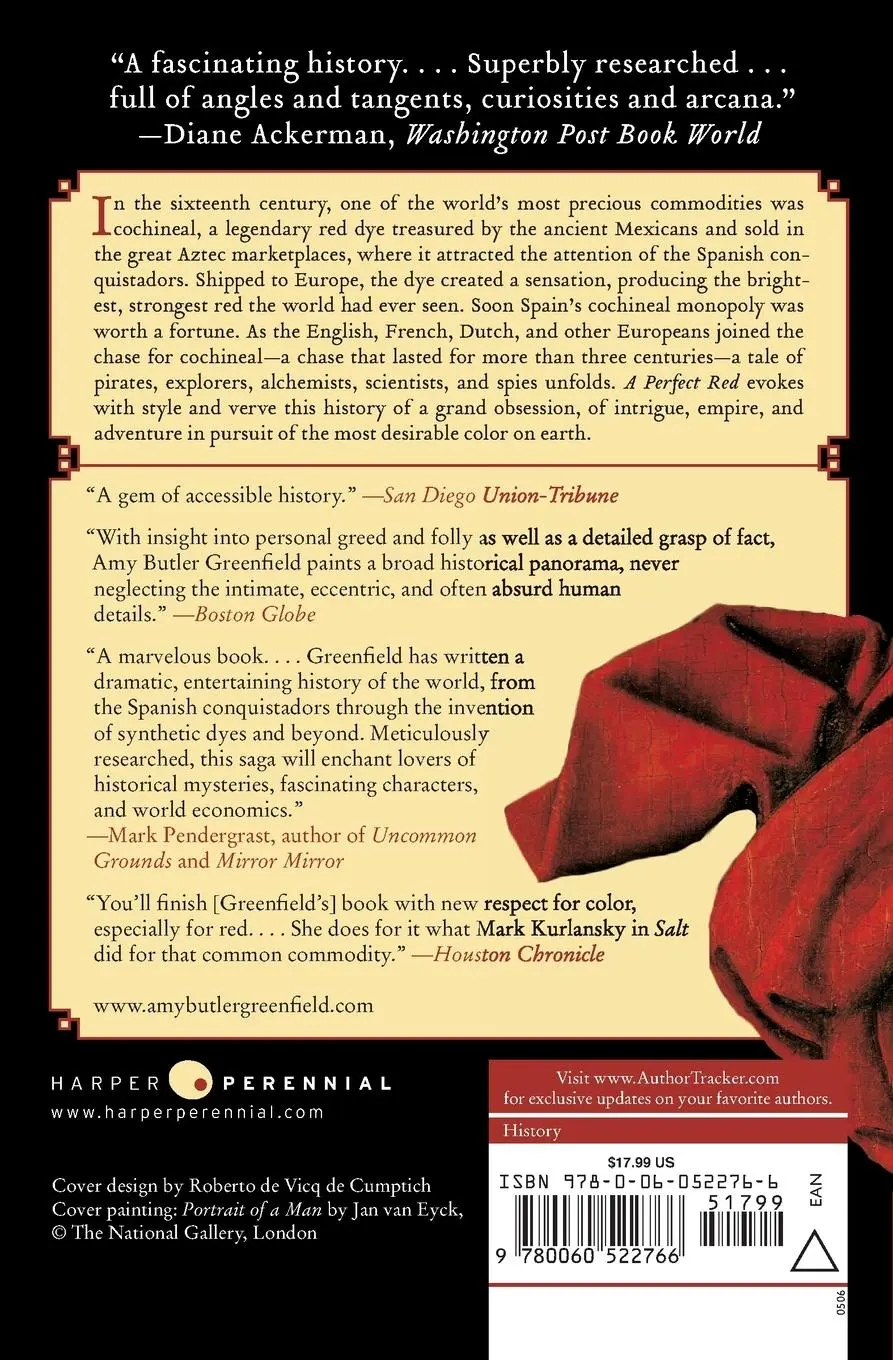 Rückseite: 9780060522766 | A Perfect Red | Amy Butler Greenfield | Taschenbuch | Englisch | 2020