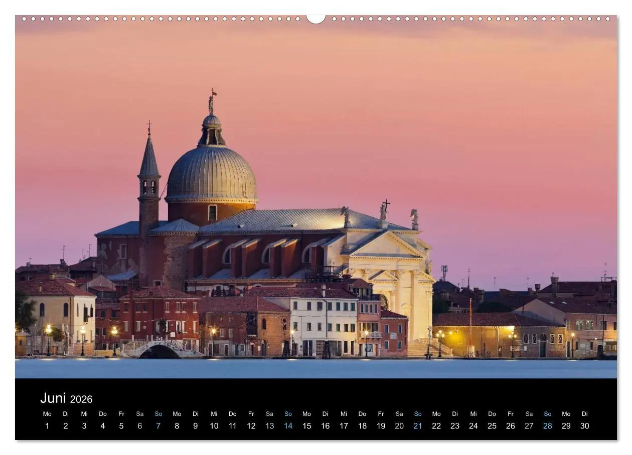 Bild: 9783516022766 | Venedig bei Nacht 2026 (Wandkalender 2026 DIN A2 quer), CALVENDO...
