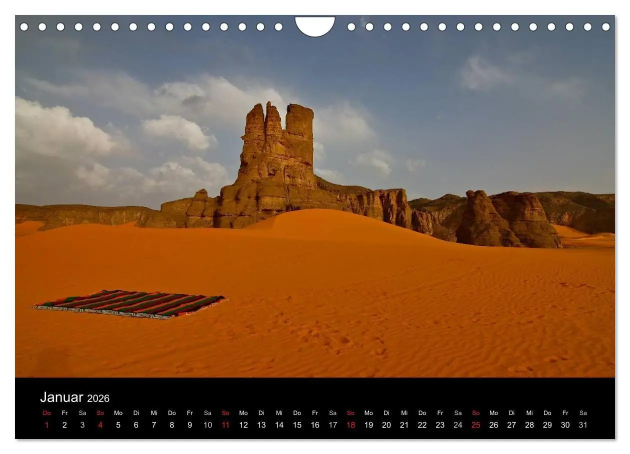 Bild: 9783516192766 | Sahara - Südalgerien (Wandkalender 2026 DIN A4 quer), CALVENDO...