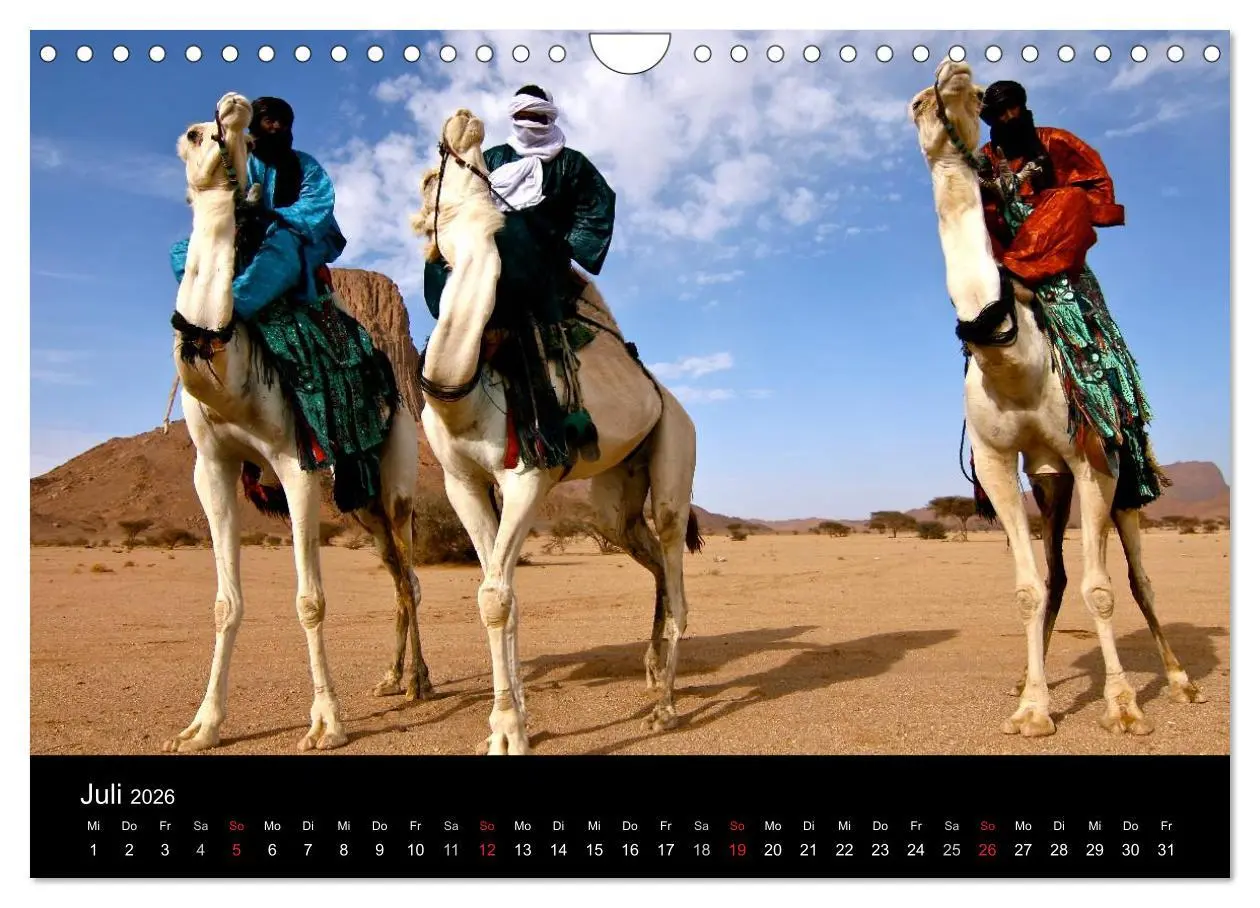 Bild: 9783516192766 | Sahara - Südalgerien (Wandkalender 2026 DIN A4 quer), CALVENDO...