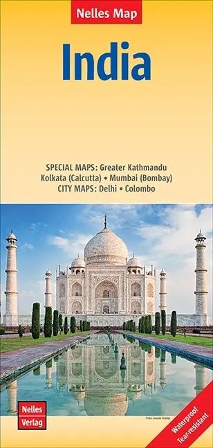 Cover: 9783865742766 | Nelles Map Landkarte India | (Land-)Karte | Mehrfarbendruck. Gefalzt