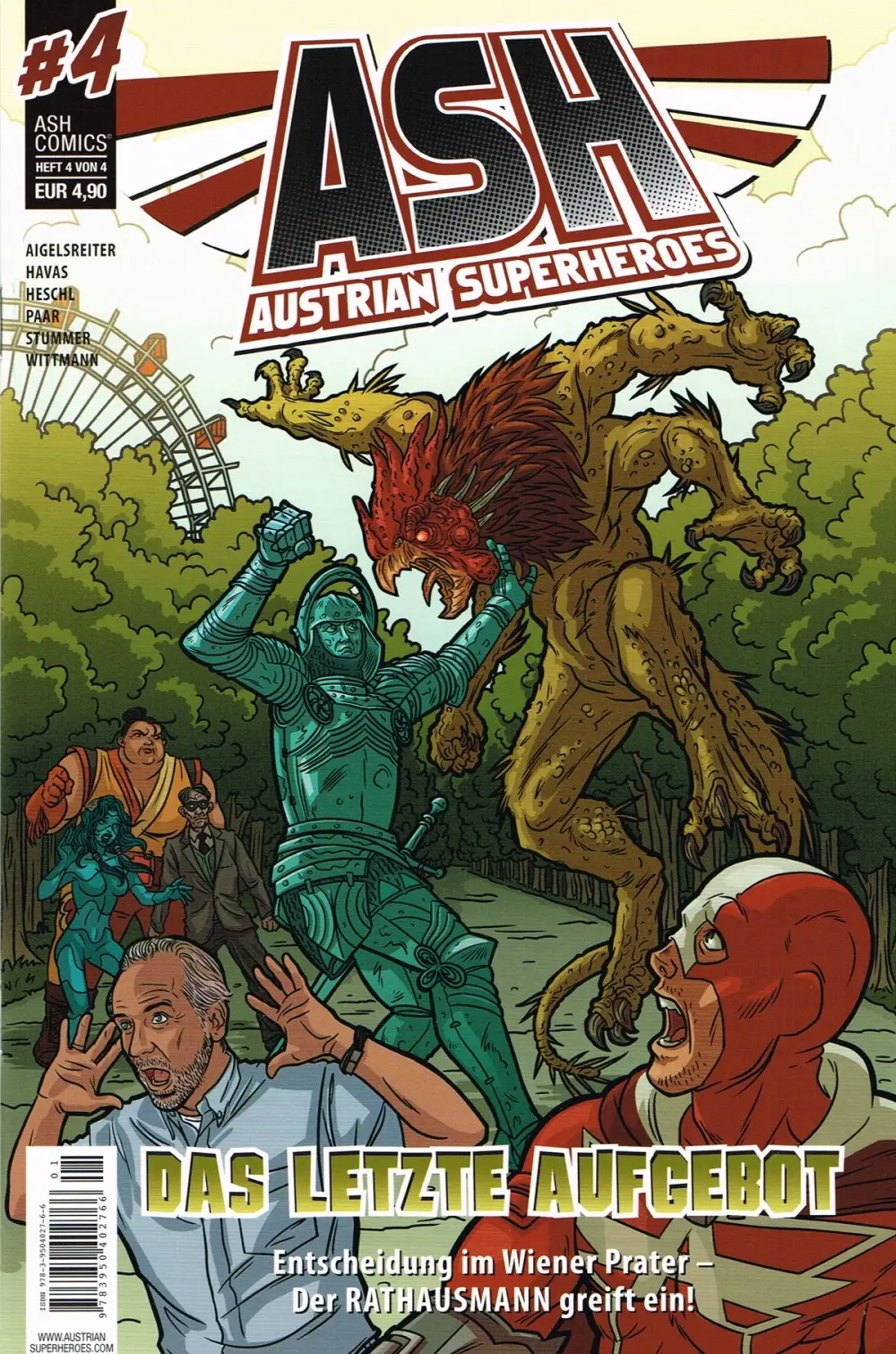 Cover: 9783950402766 | ASH - Austrian Superheroes 4 | Das letzte Aufgebot | 2016