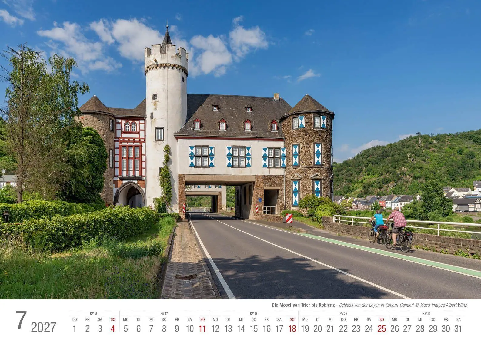 Bild: 9783965352766 | Die Mosel von Trier bis Koblenz 2026 Bildkalender A3 Spiralbindung