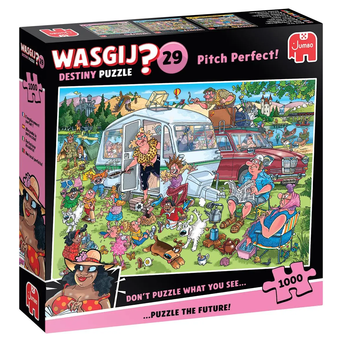 Cover: 8721017602866 | Wasgij Destiny 29 - Perfekter Stellplatz | Spiel | Deutsch | 2025