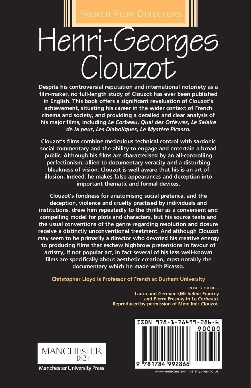 Rückseite: 9781784992866 | Henri-Georges Clouzot | Christopher Lloyd | Taschenbuch | Englisch