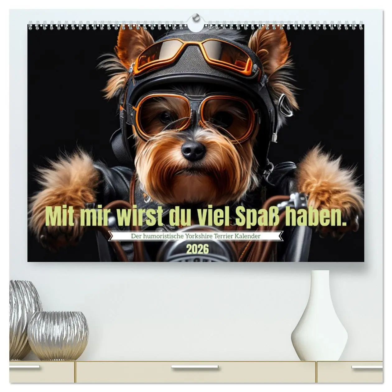 Cover: 9783457542866 | Der humoristische Yorkshire Terrier Kalender (hochwertiger Premium...