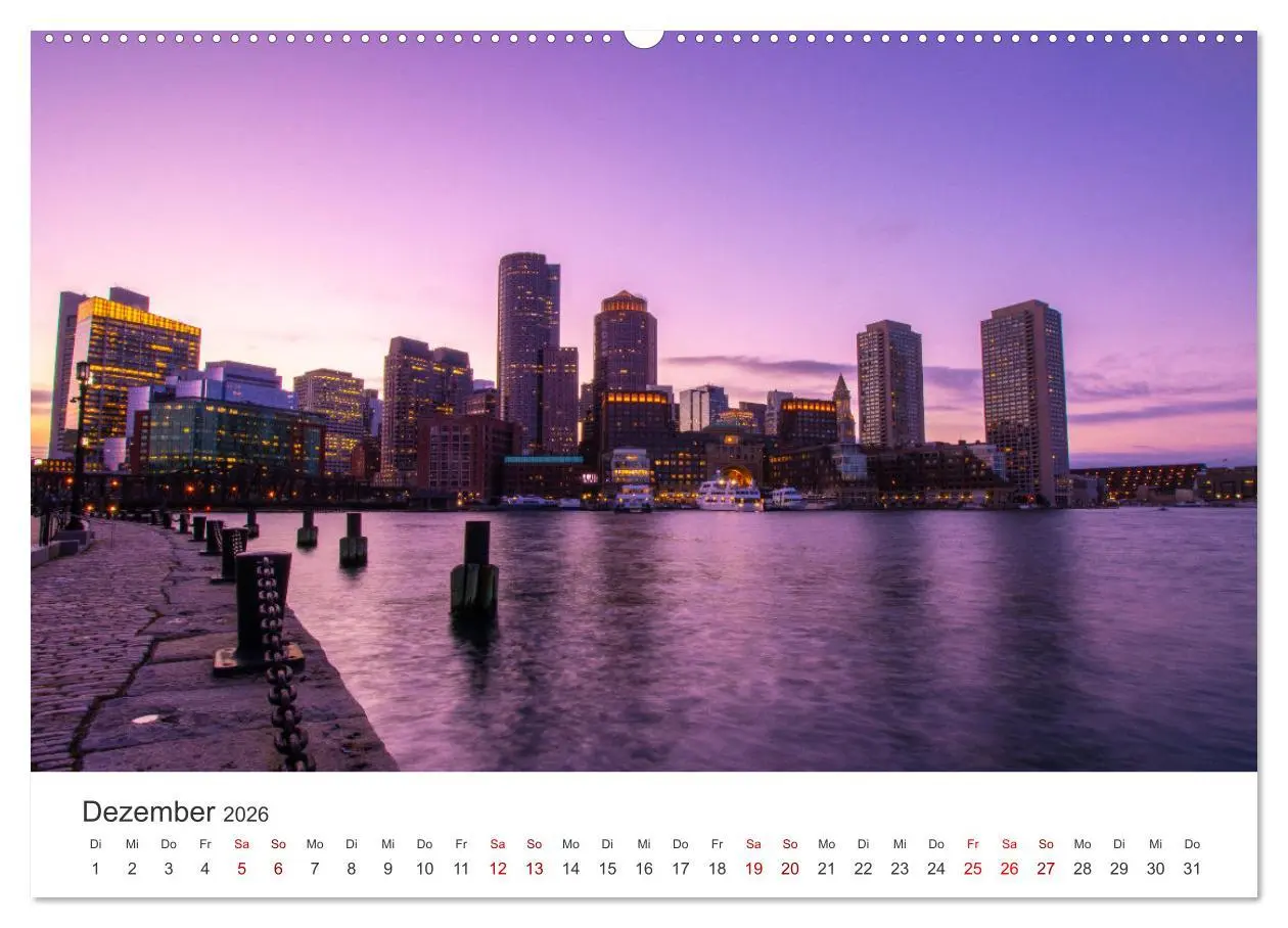 Bild: 9783457612866 | Boston - The Hub of the Universe (Wandkalender 2026 DIN A2 quer),...