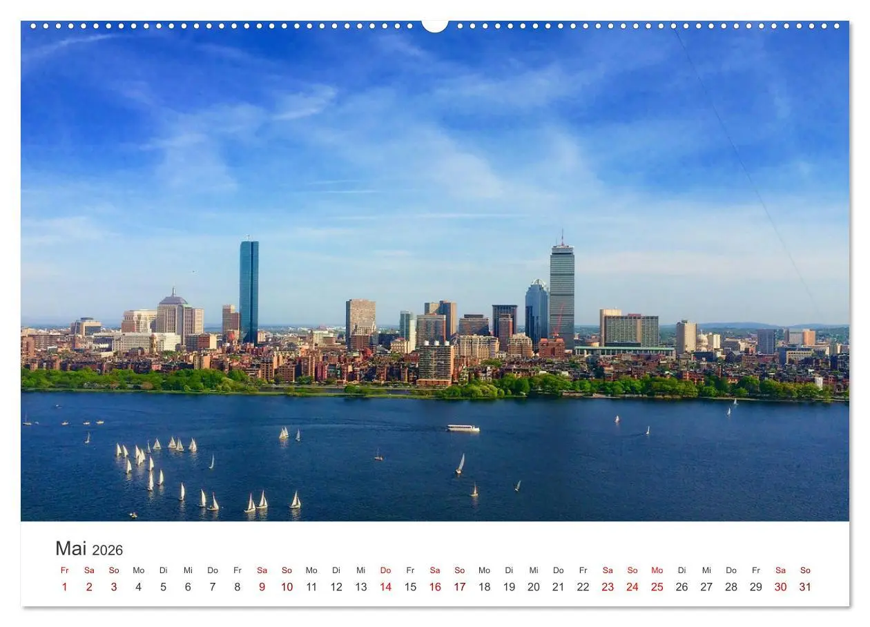 Bild: 9783457612866 | Boston - The Hub of the Universe (Wandkalender 2026 DIN A2 quer),...