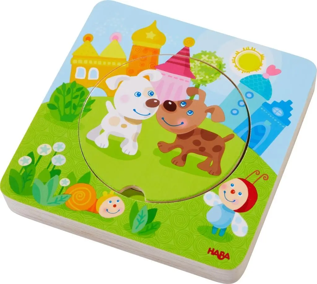Cover: 4010168232966 | Holzpuzzle Kunterbunte Tierkinder | Spiel | Brettspiel | 1303536001