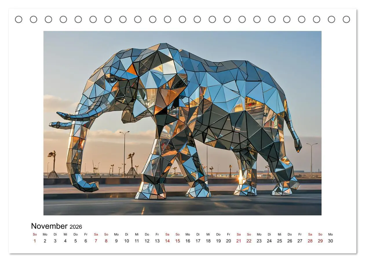 Bild: 9783457392966 | Elefantastisch (Tischkalender 2026 DIN A5 quer), CALVENDO...