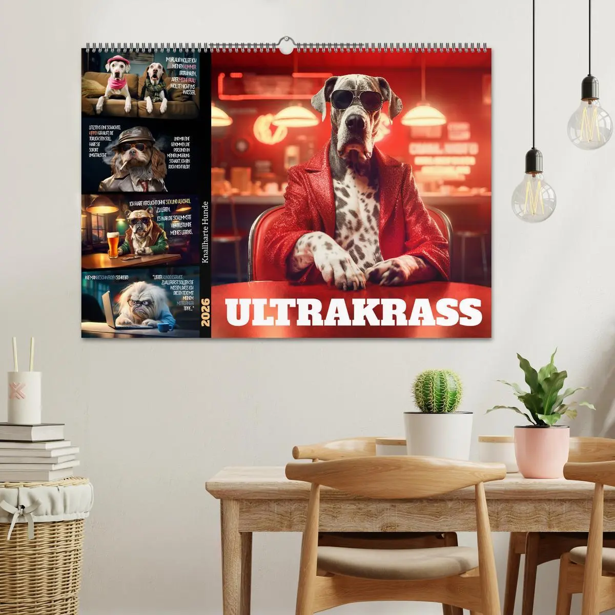 Bild: 9783457462966 | ULTRAKRASS Knallharte Hunde (Wandkalender 2026 DIN A2 quer),...