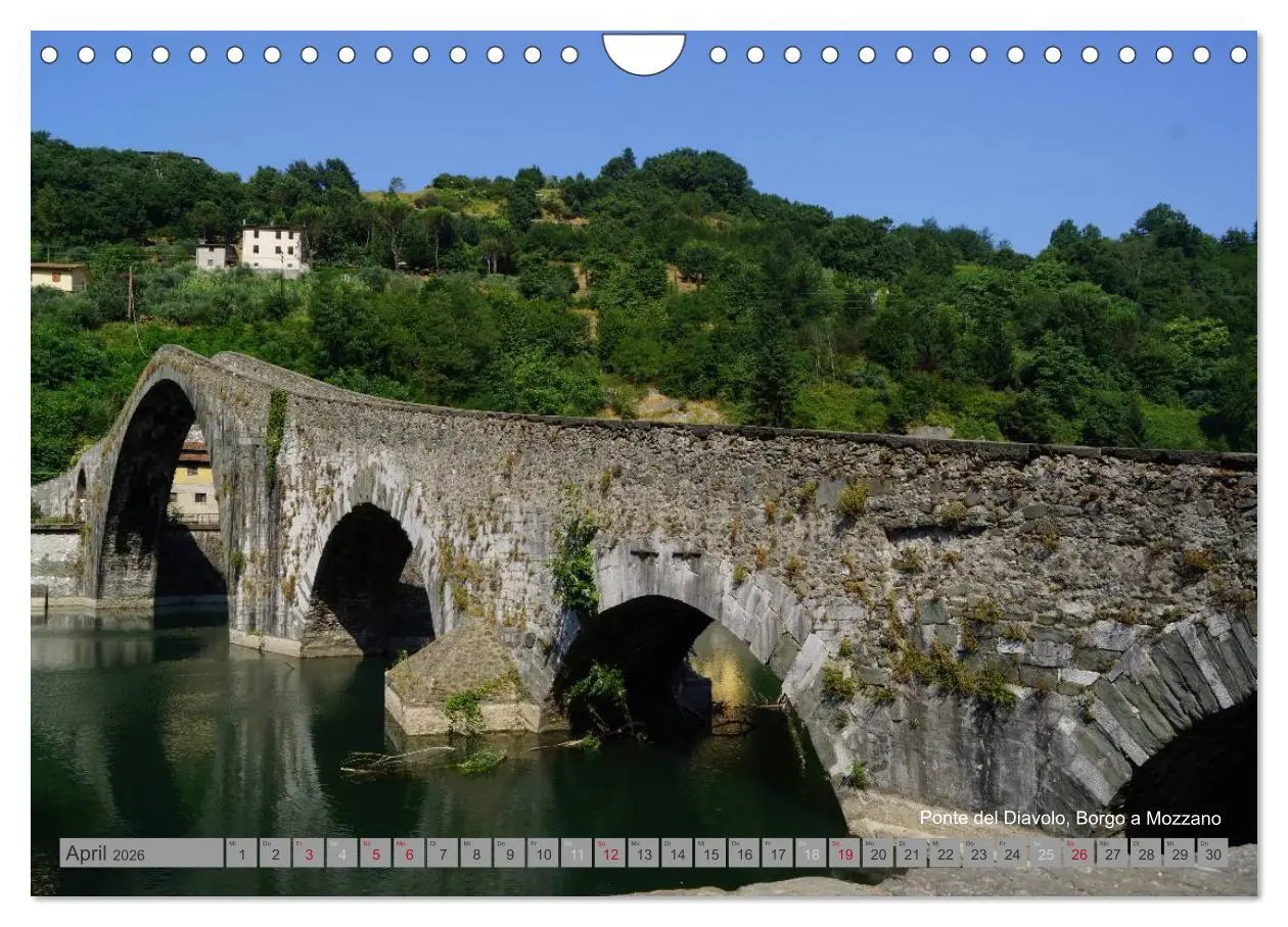 Bild: 9783516172966 | Toskana 2026 (Wandkalender 2026 DIN A4 quer), CALVENDO Monatskalender