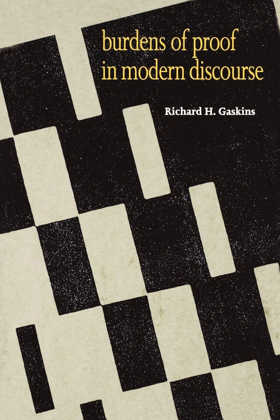 Cover: 9780300063066 | Burdens of Proof in Modern Discourse | Richard H. Gaskins | Buch