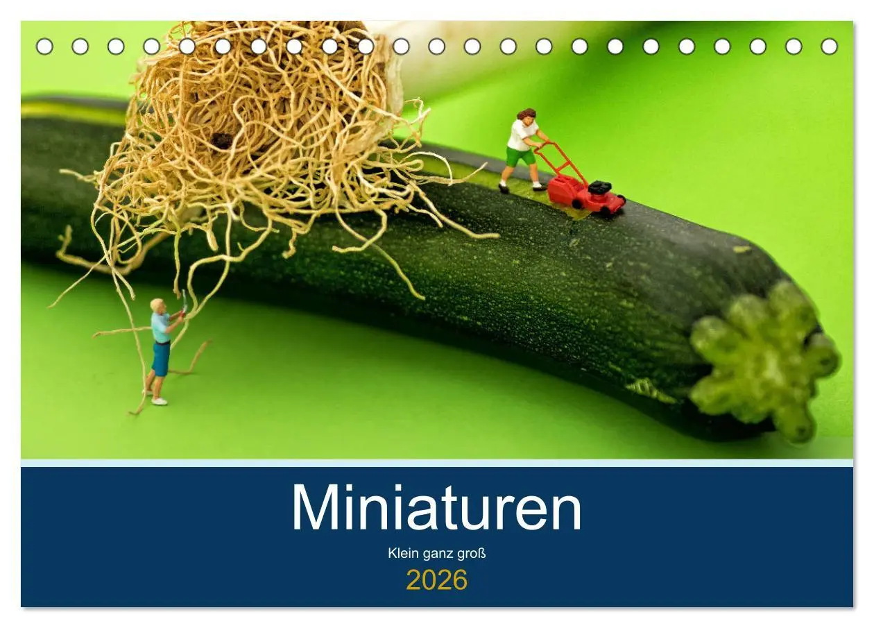 Cover: 9783457733066 | Miniaturen - Klein ganz groß (Tischkalender 2026 DIN A5 quer),...