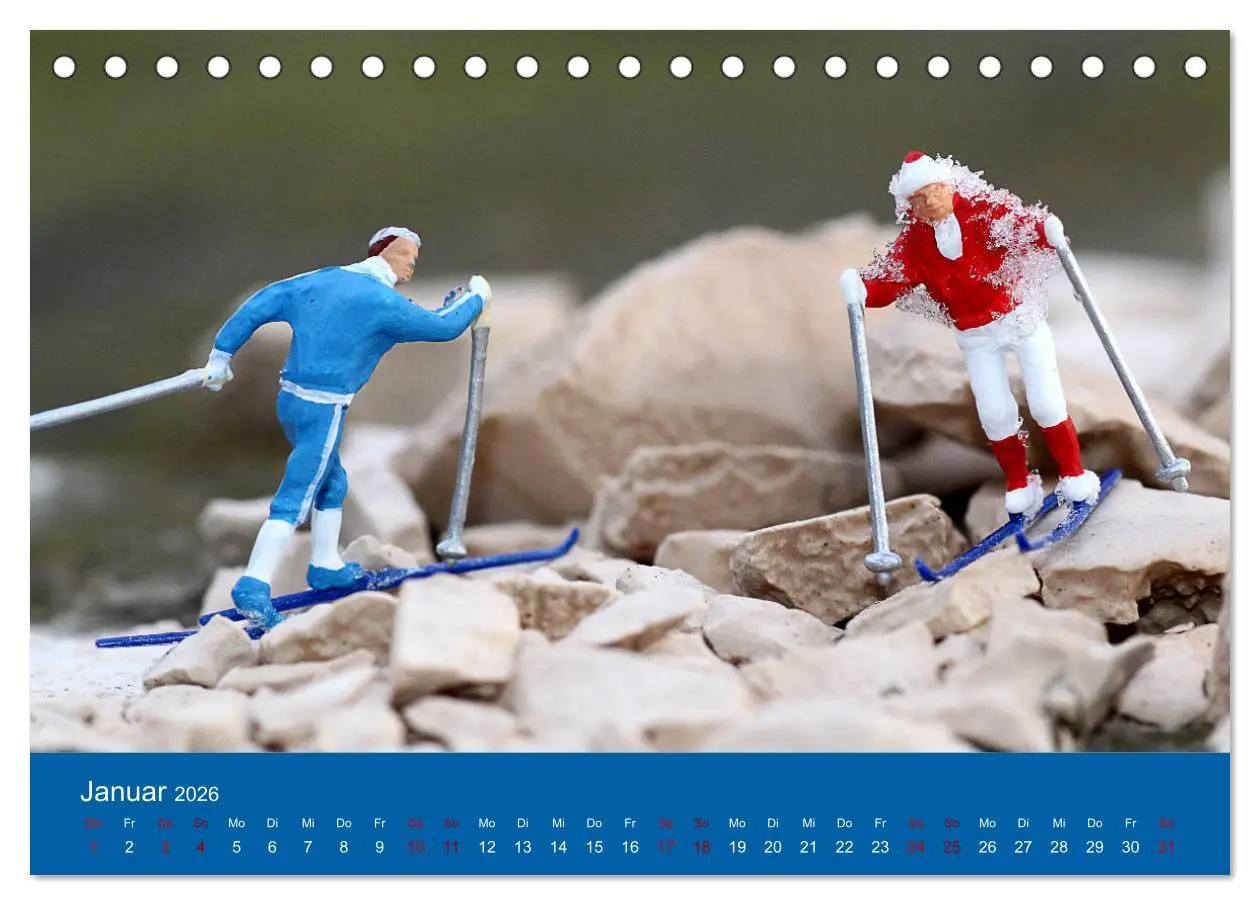 Bild: 9783457733066 | Miniaturen - Klein ganz groß (Tischkalender 2026 DIN A5 quer),...