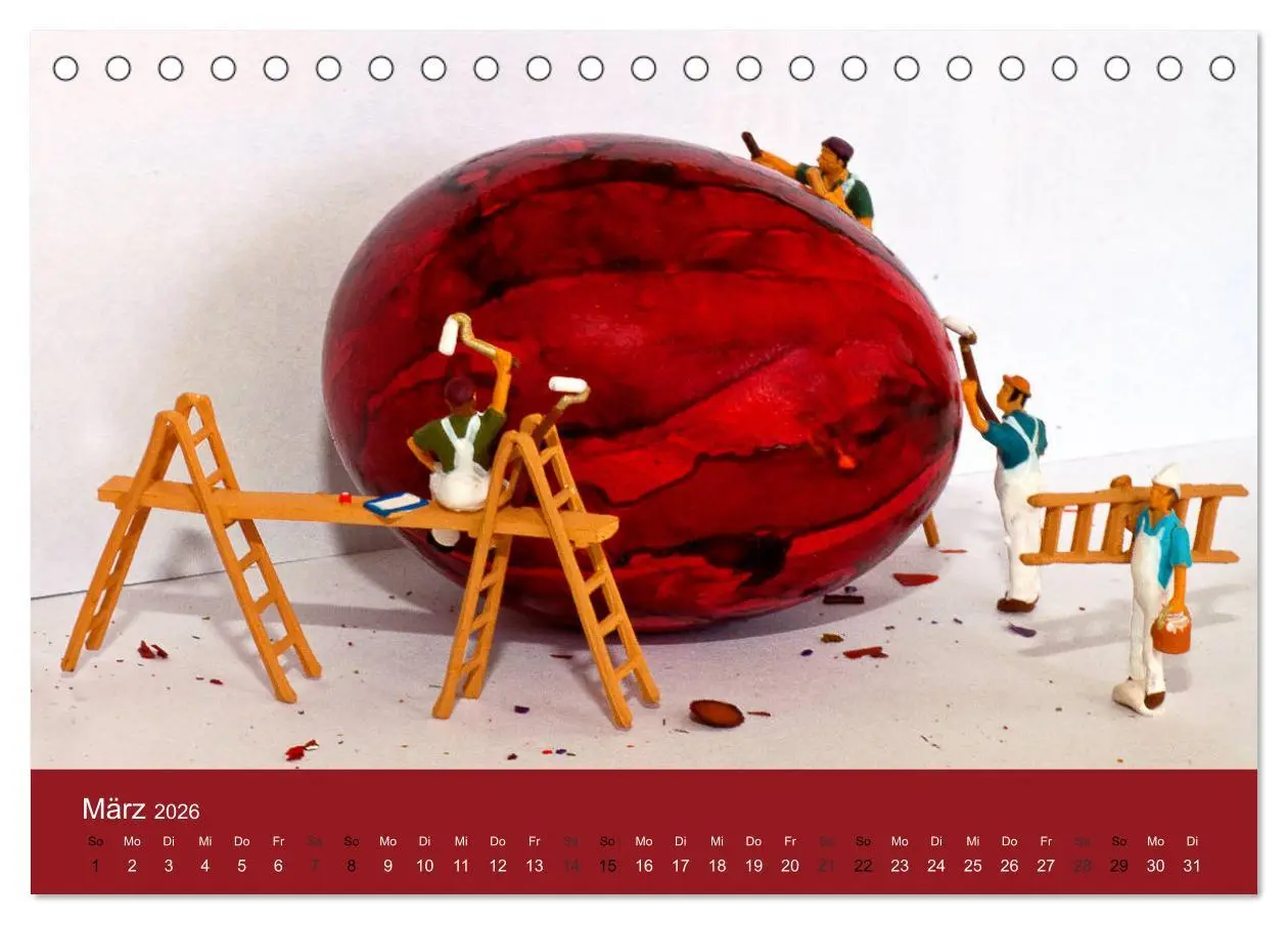 Bild: 9783457733066 | Miniaturen - Klein ganz groß (Tischkalender 2026 DIN A5 quer),...