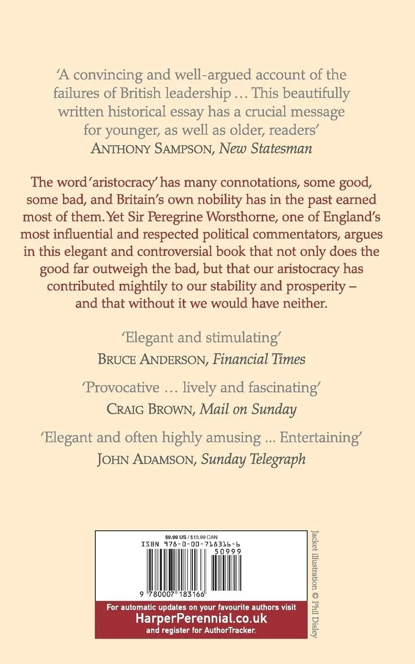 Rückseite: 9780007183166 | Democracy Needs Aristocracy | Peregrine Worsthorne | Taschenbuch