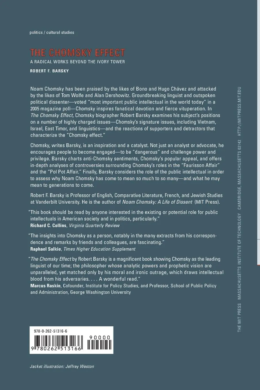 Rückseite: 9780262513166 | The Chomsky Effect | A Radical Works Beyond the Ivory Tower | Barsky