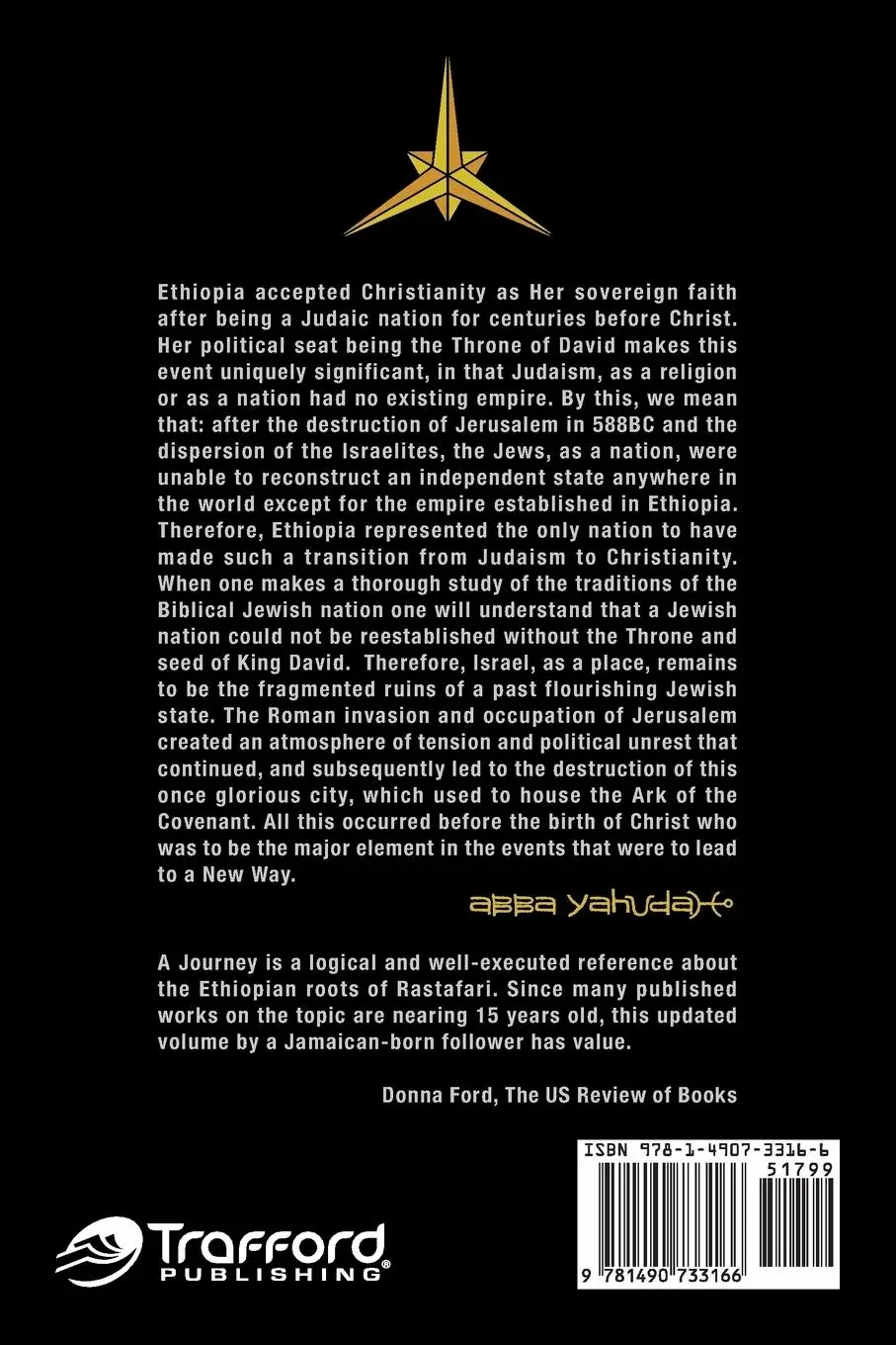 Rückseite: 9781490733166 | A Journey to the Roots of Rastafari | The Essene Nazarite Link | Buch