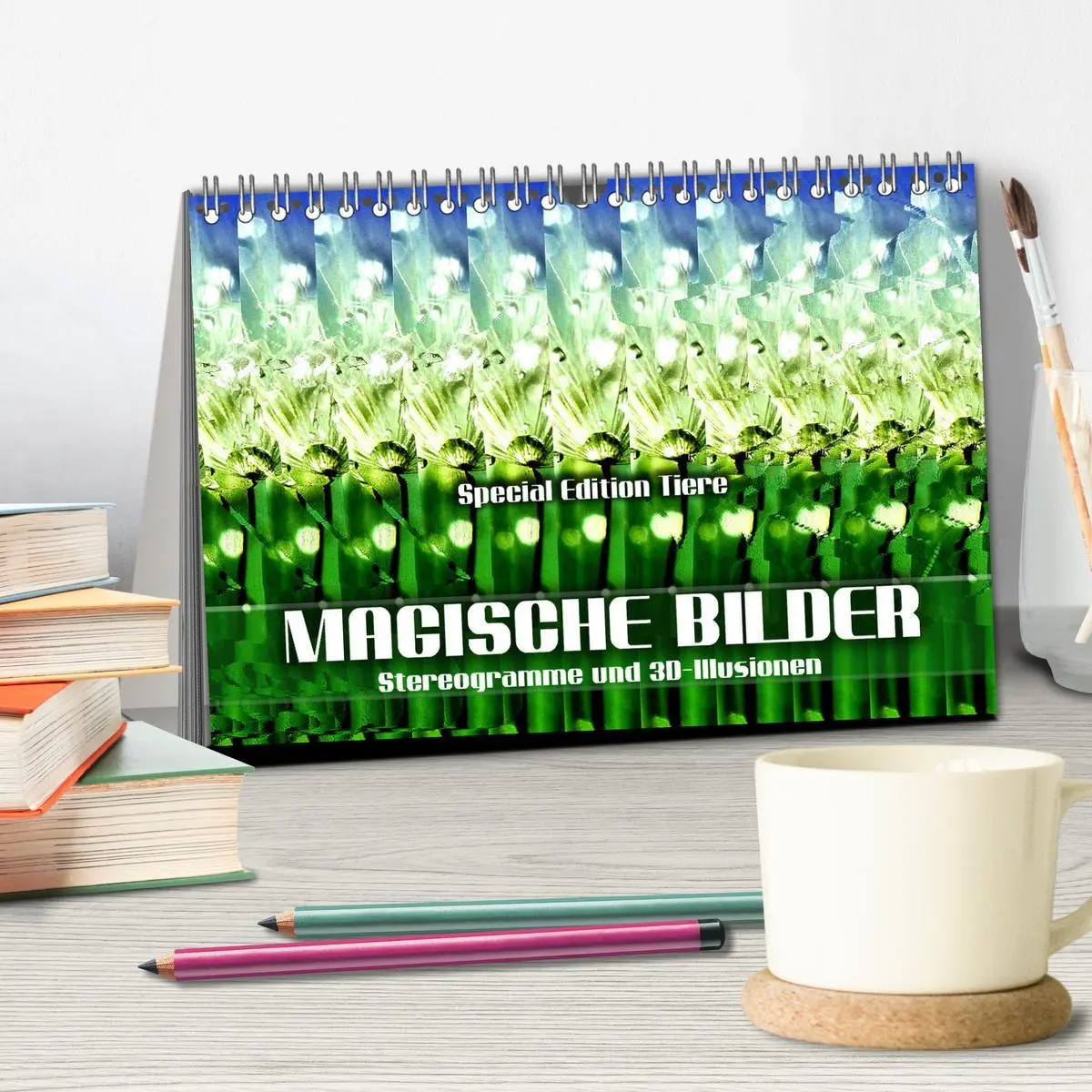 Bild: 9783457413166 | Magische Bilder - Stereogramme und 3D-Illusionen (Tischkalender...