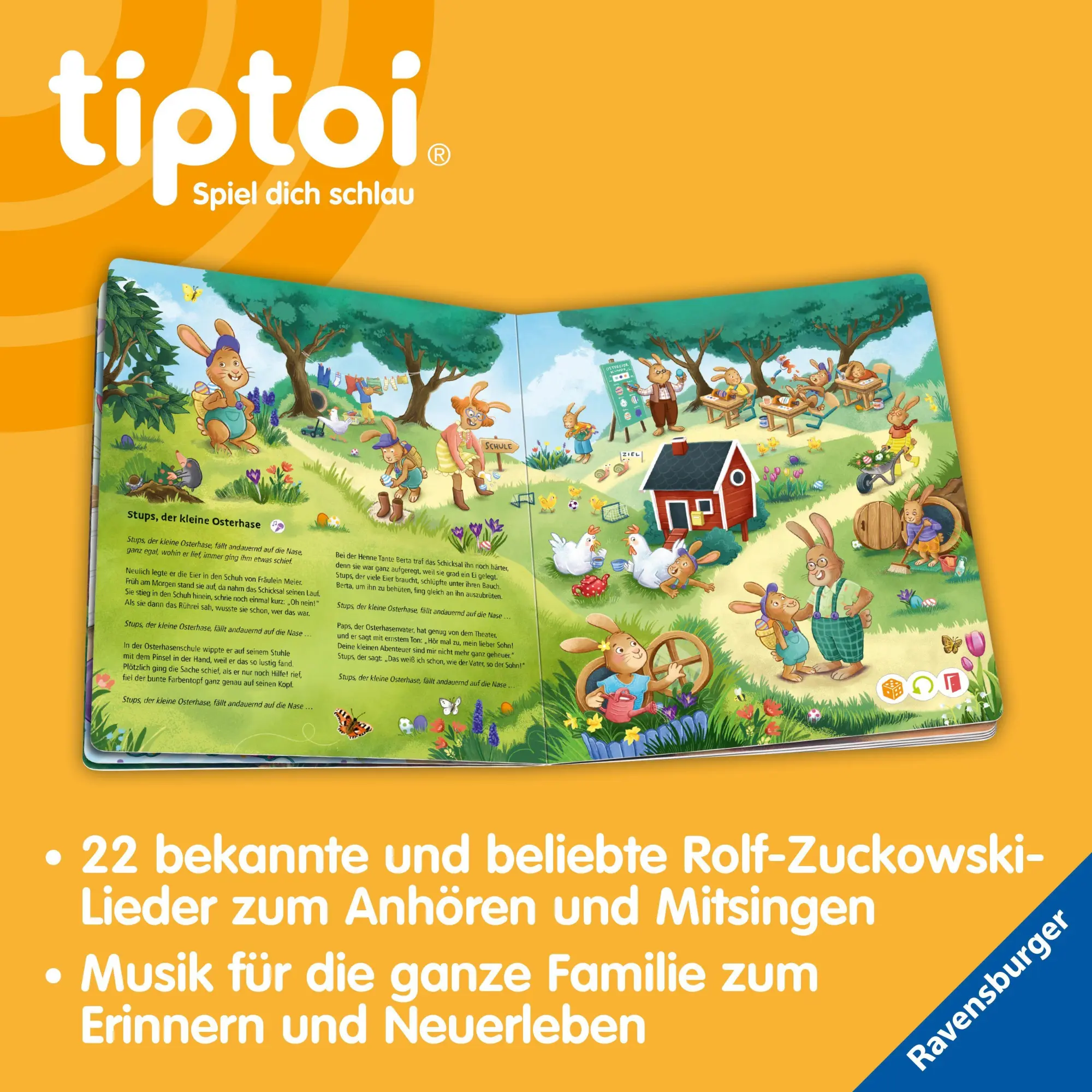 Bild: 9783473493166 | tiptoi® Liederbücher - Rolf Zuckowskis Liederwelt | Zuckowski (u. a.)