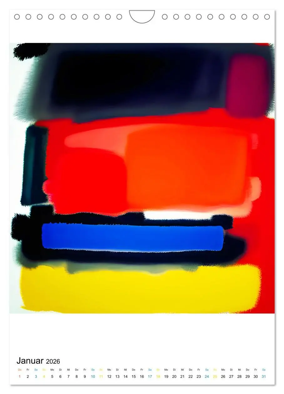 Bild: 9783516293166 | Modern ART Farbkompositionen (Wandkalender 2026 DIN A4 hoch),...