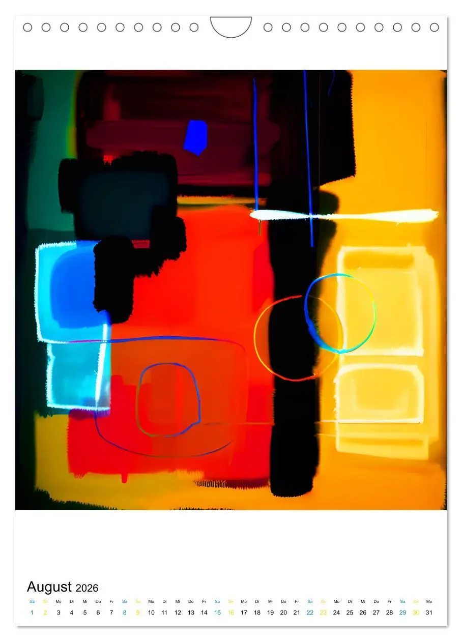 Bild: 9783516293166 | Modern ART Farbkompositionen (Wandkalender 2026 DIN A4 hoch),...