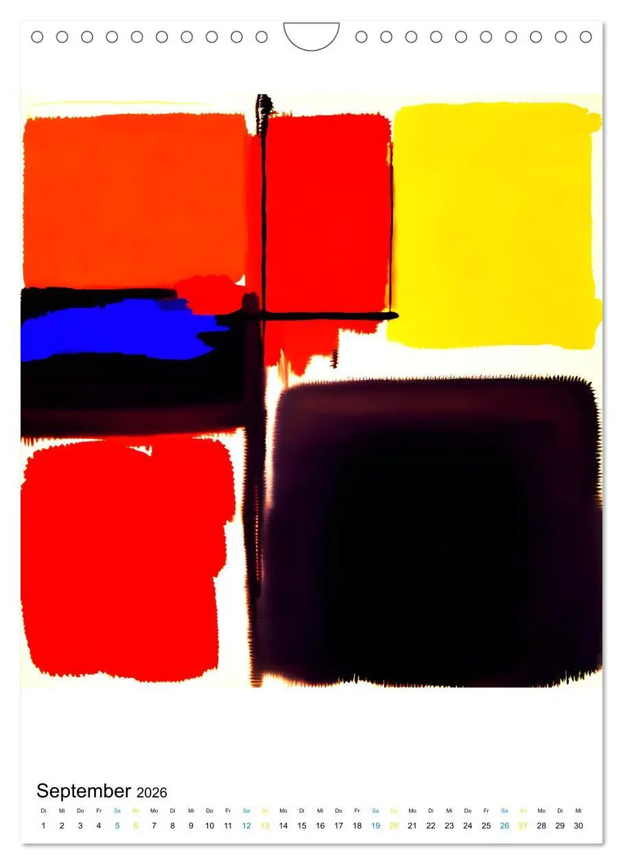 Bild: 9783516293166 | Modern ART Farbkompositionen (Wandkalender 2026 DIN A4 hoch),...