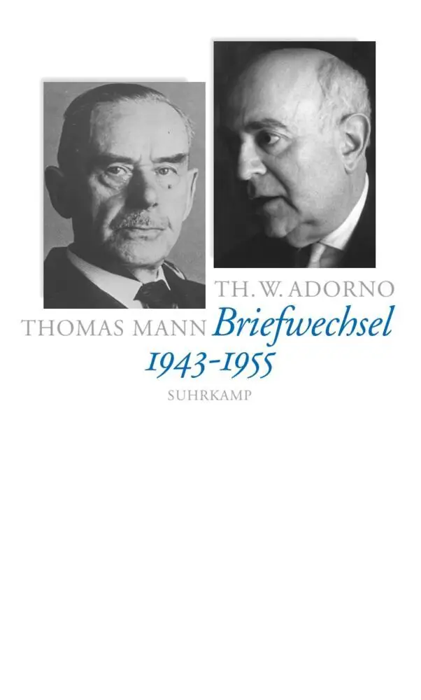 Cover: 9783518583166 | Briefwechsel 1943-1955 | Hrsg. v. Christoph Gödde u. Thomas Sprecher