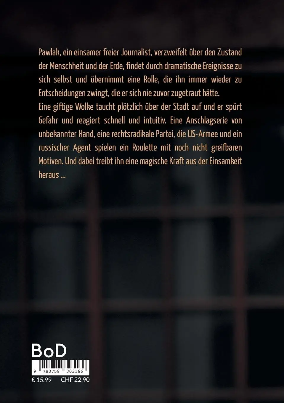 Rückseite: 9783758303166 | Pawlak und die Wolke | 12 Tage im Leben | Gerd Holzner | Taschenbuch