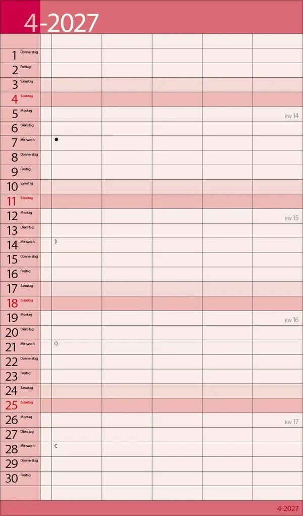 Bild: 9783819303166 | Familientimer 18 Monate 2027/2028 | Verlag Korsch | Kalender | 20 S.