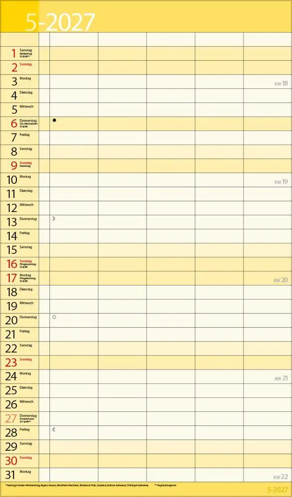 Bild: 9783819303166 | Familientimer 18 Monate 2027/2028 | Verlag Korsch | Kalender | 20 S.