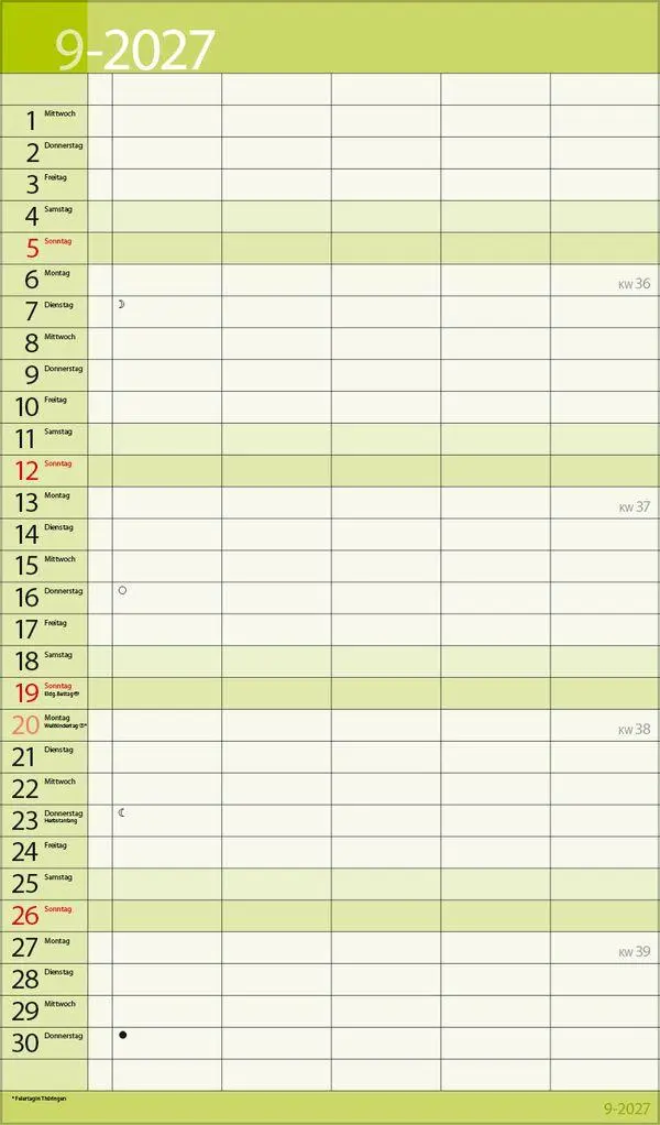 Bild: 9783819303166 | Familientimer 18 Monate 2027/2028 | Verlag Korsch | Kalender | 20 S.