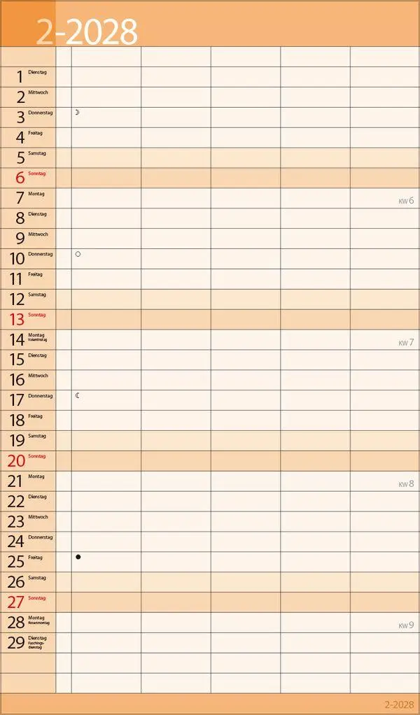 Bild: 9783819303166 | Familientimer 18 Monate 2027/2028 | Verlag Korsch | Kalender | 20 S.