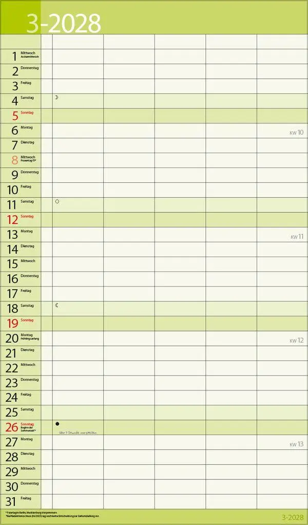 Bild: 9783819303166 | Familientimer 18 Monate 2027/2028 | Verlag Korsch | Kalender | 20 S.