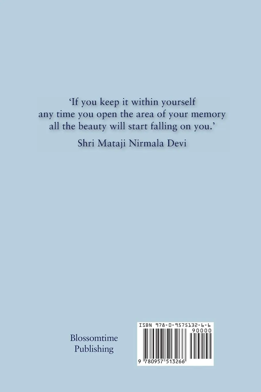 Rückseite: 9780957513266 | Eternally Inspiring Recollections of Our Divine Mother, Volume 6