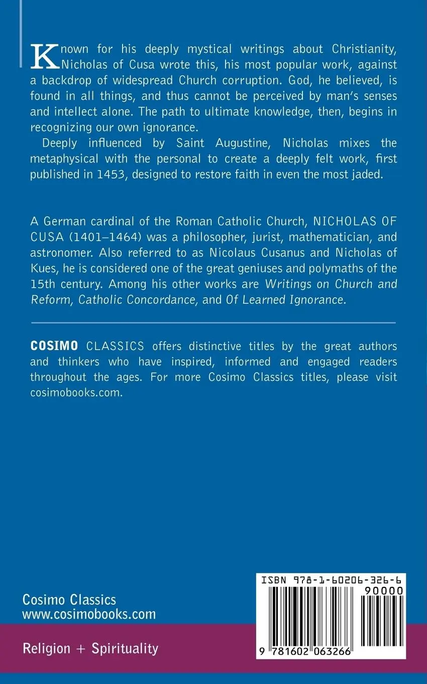 Rückseite: 9781602063266 | The Vision of God | Nicholas of Cusa | Taschenbuch | Englisch | 2007