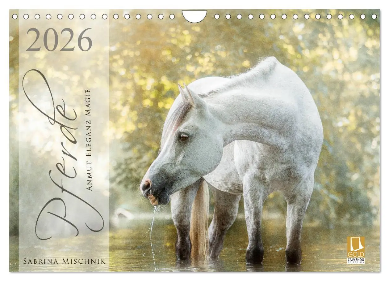 Cover: 9783457883266 | Pferde - Anmut, Eleganz, Magie (Wandkalender 2026 DIN A4 quer),...