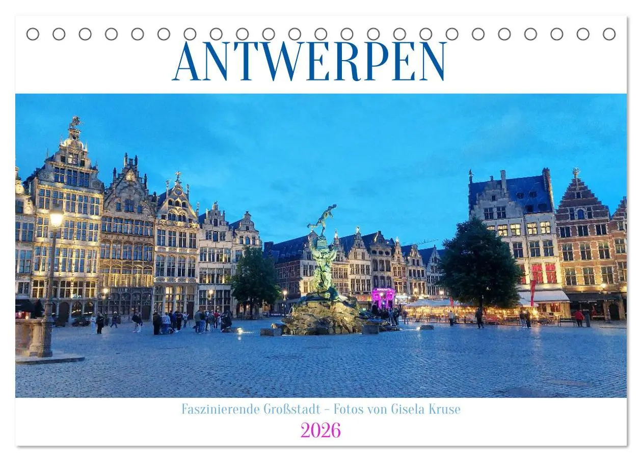 Cover: 9783516593266 | Antwerpen - Faszinierende Großstadt (Tischkalender 2026 DIN A5...