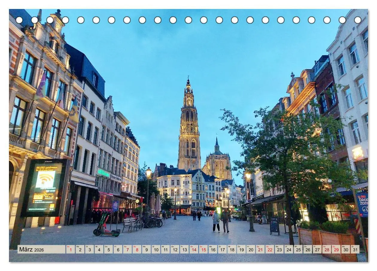 Bild: 9783516593266 | Antwerpen - Faszinierende Großstadt (Tischkalender 2026 DIN A5...