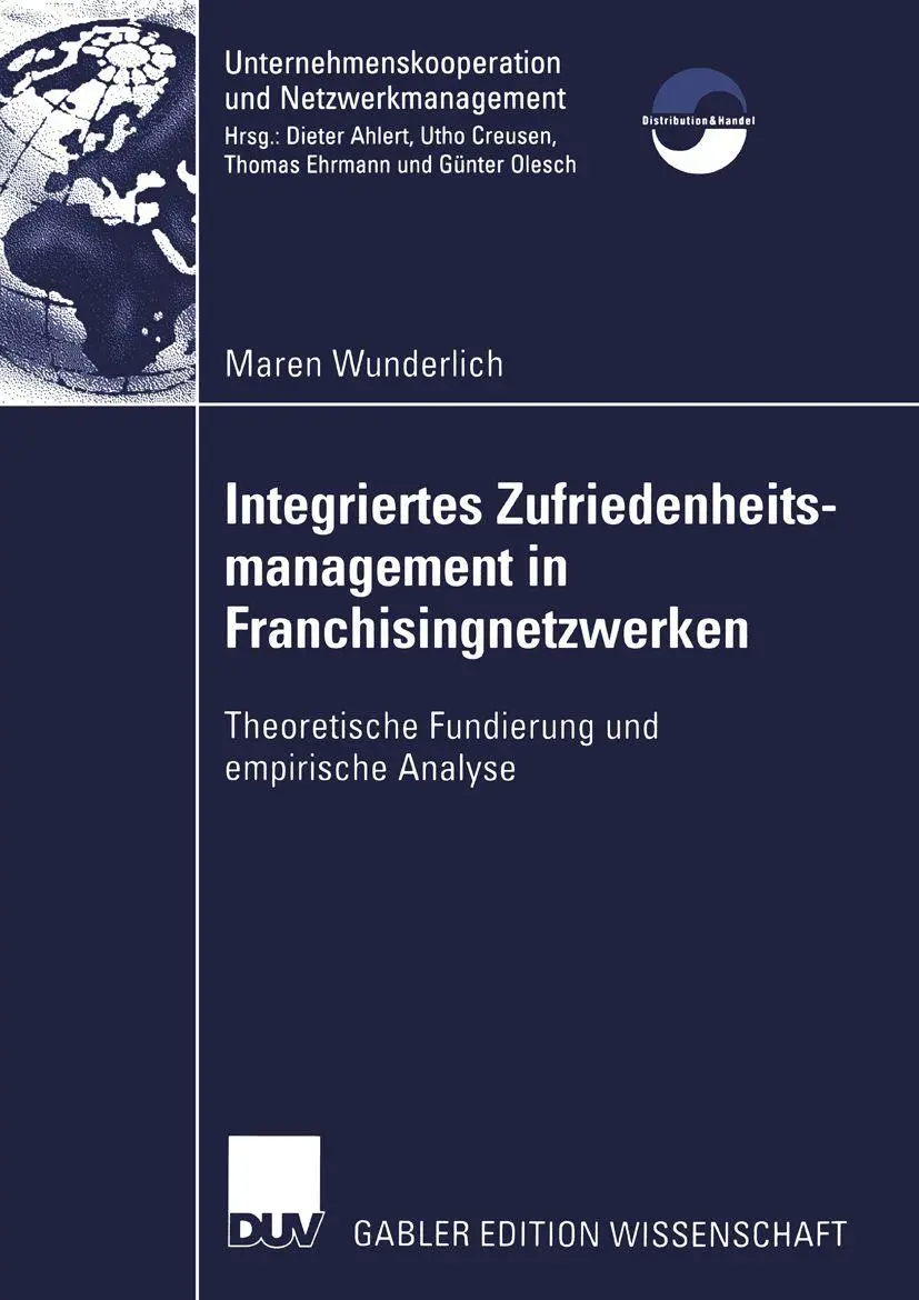 Cover: 9783824483266 | Integriertes Zufriedenheitsmanagement in Franchisingnetzwerken | Buch