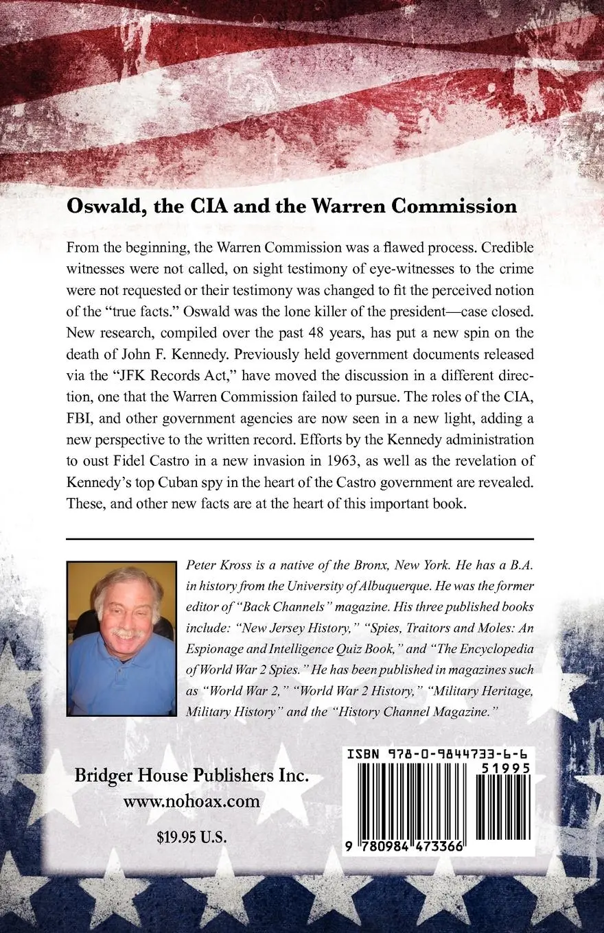 Rückseite: 9780984473366 | OSWALD, THE CIA AND THE WARREN COMMISSION | Peter Kross | Taschenbuch